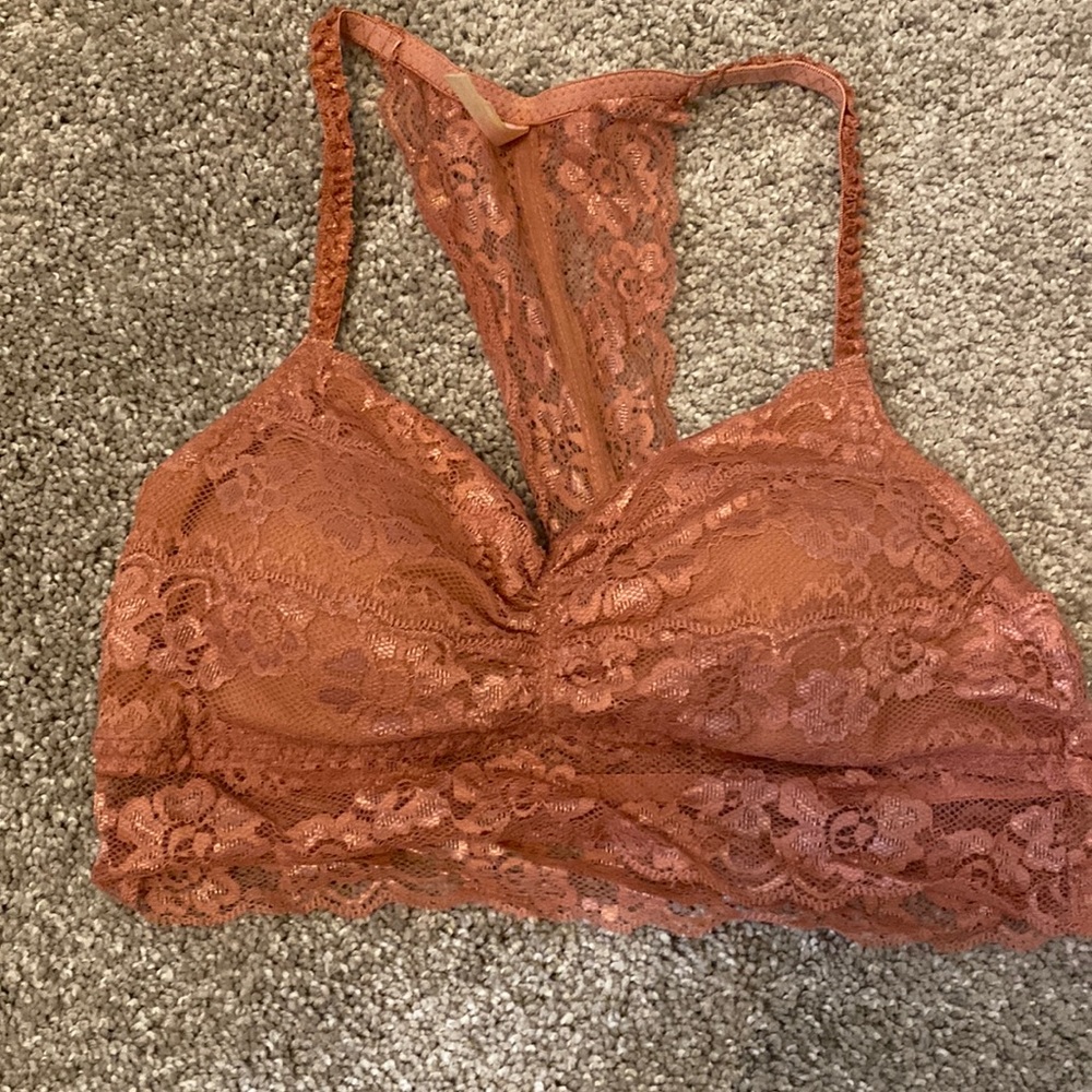 Blush Pink Lace Bralette